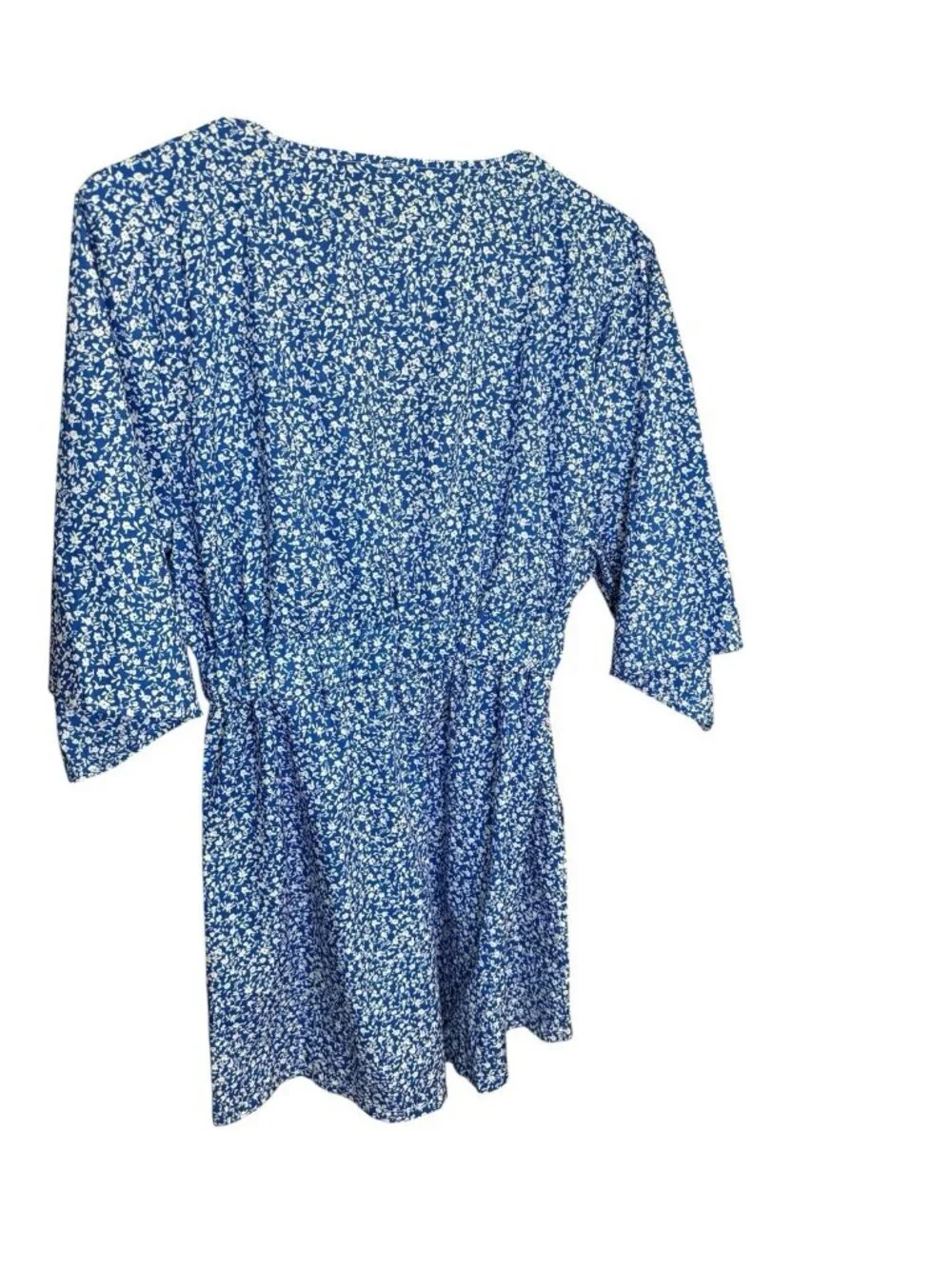Daphne Lo Womens Romper Size missing Floral Tied Front Detail Summer EUC